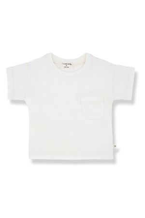 Off-white cotton T-shirt 1+IN THE FAMILY KIDS | FORMENTERAOFFWHITE